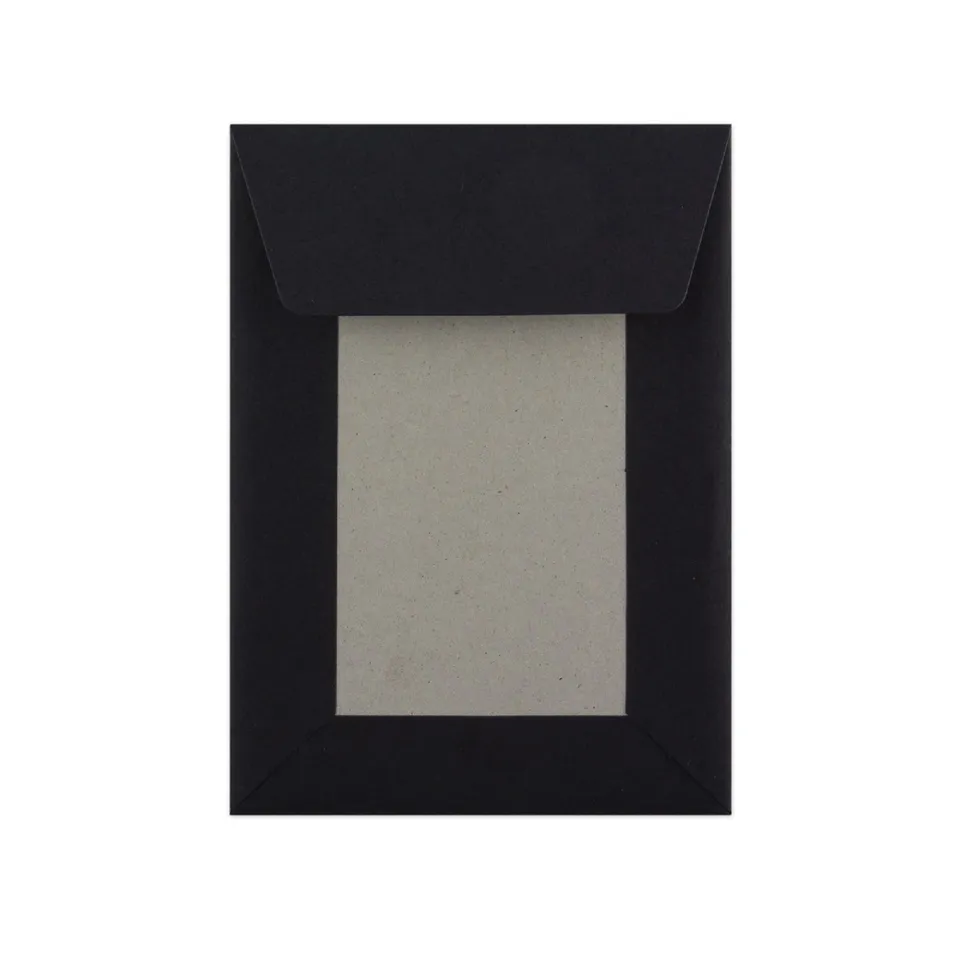 enveloppes-france-emballages-carton-enveloppe-noire-rigide-162x114-c6 image 1