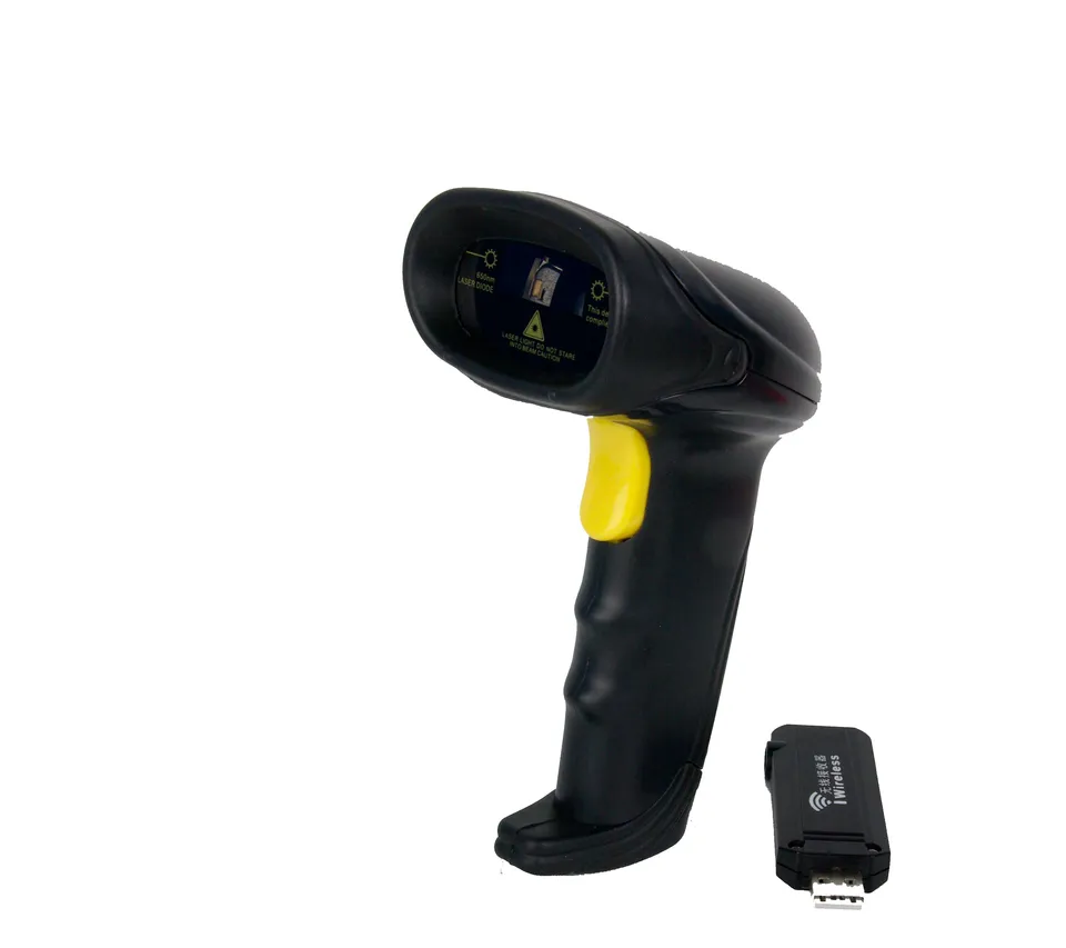 jeco-lecteur-code-barres-sans-fil-laser-douchette-usb-100-scans-s image 1