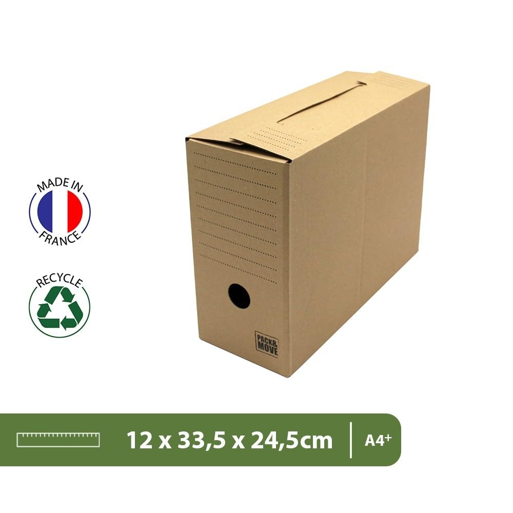 pack-and-move-bo-tes-archives-a4-dos-12cm-lot-8-carton image 2