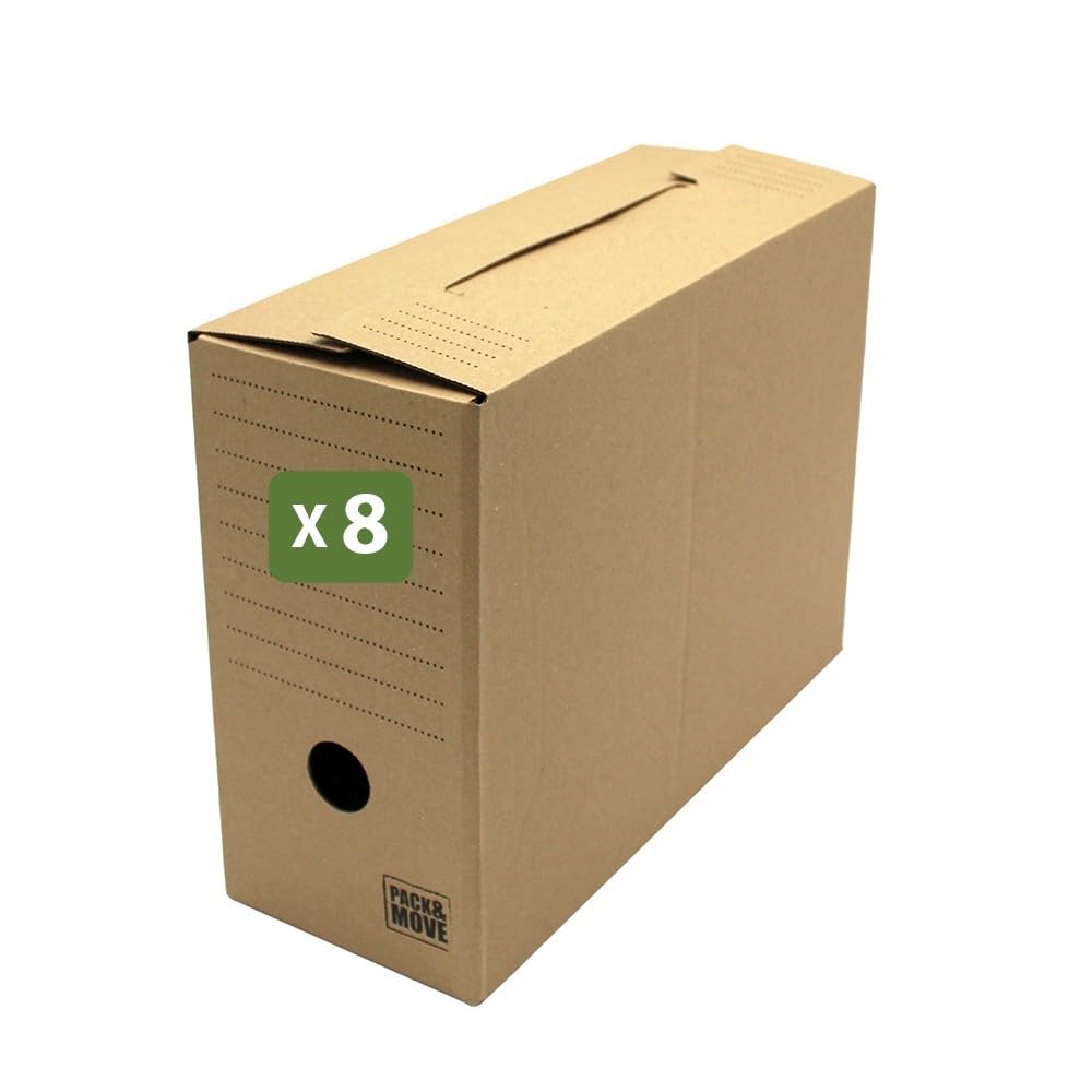 pack-and-move-bo-tes-archives-a4-dos-12cm-lot-8-carton image 1