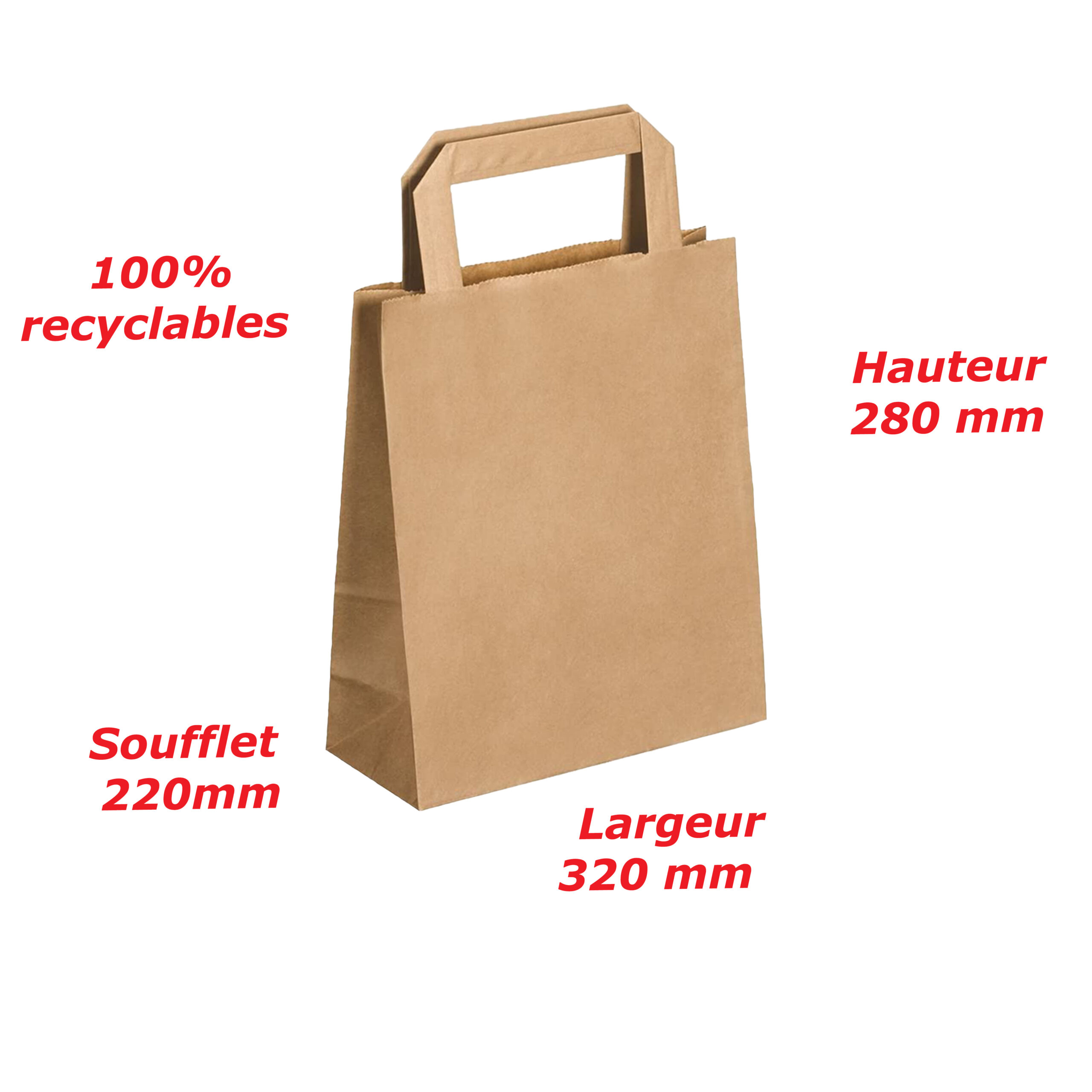 jeco-sac-papier-kraft-brun-320x220x280-poign-e-plate image 4
